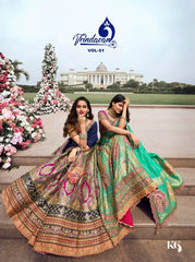 Royal Vrindavan Vol 51 Designer Banarasi Silk Lehenga Choli