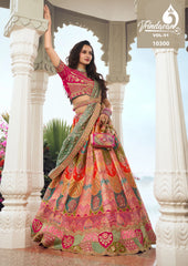 Royal Vrindavan Vol 51 Designer Banarasi Silk Lehenga Choli