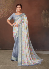 Sr Aavi 3 Chiffon Fancy Printed Saree Collection