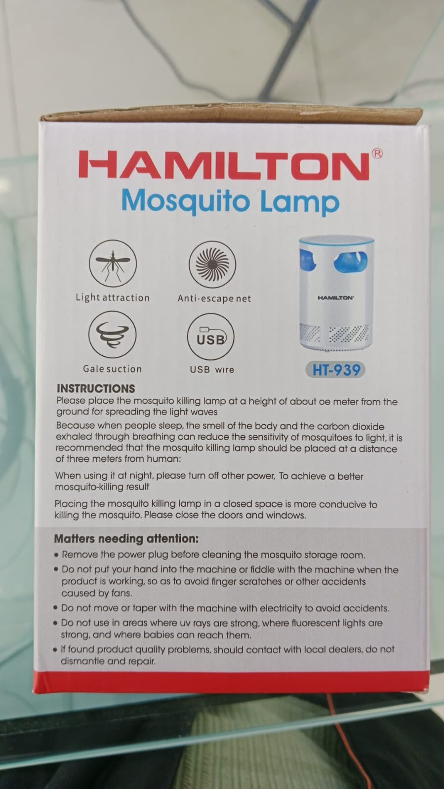 Mosquito lamp