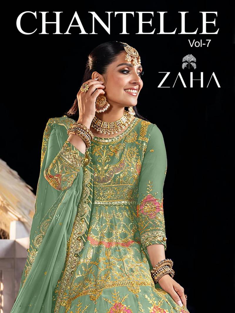 Zaha Chantelle Vol 7 A And B Pakistani Salwar Kameez Collection